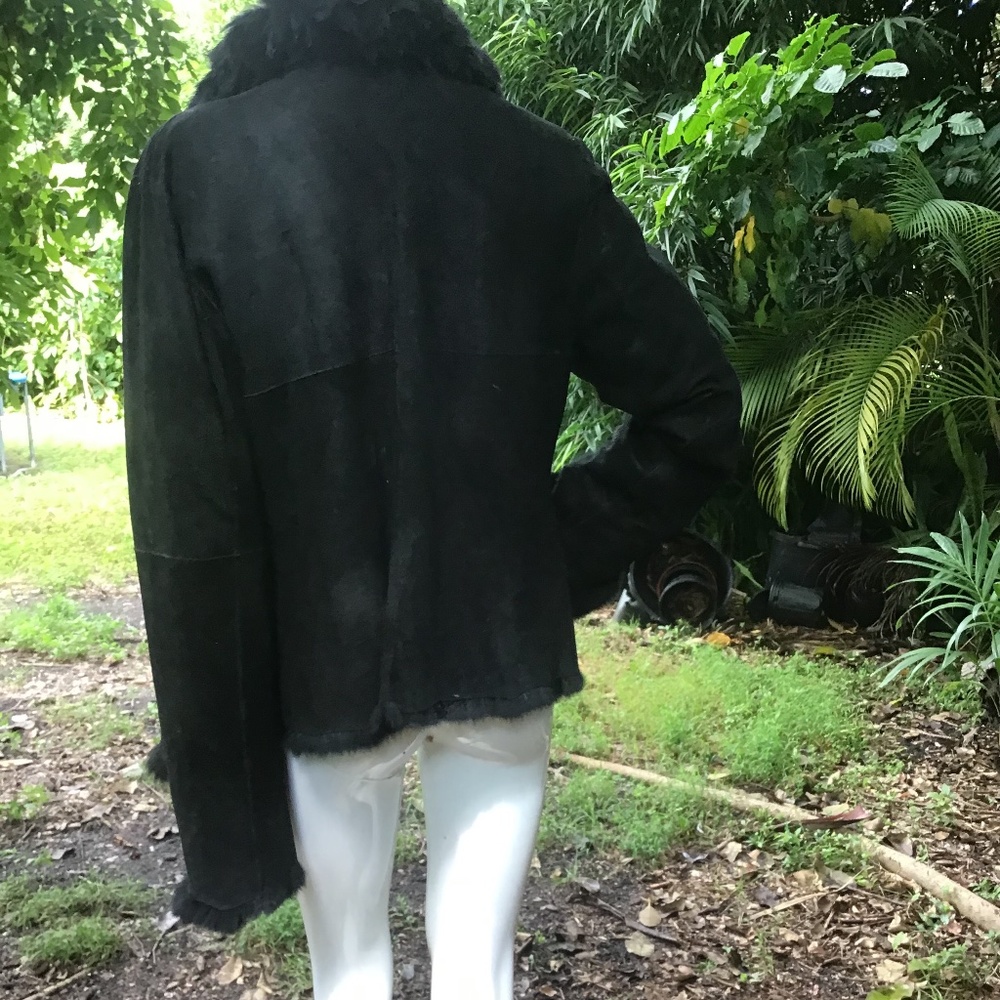 Italian suede and fur Jacket - Picture 9 of 14